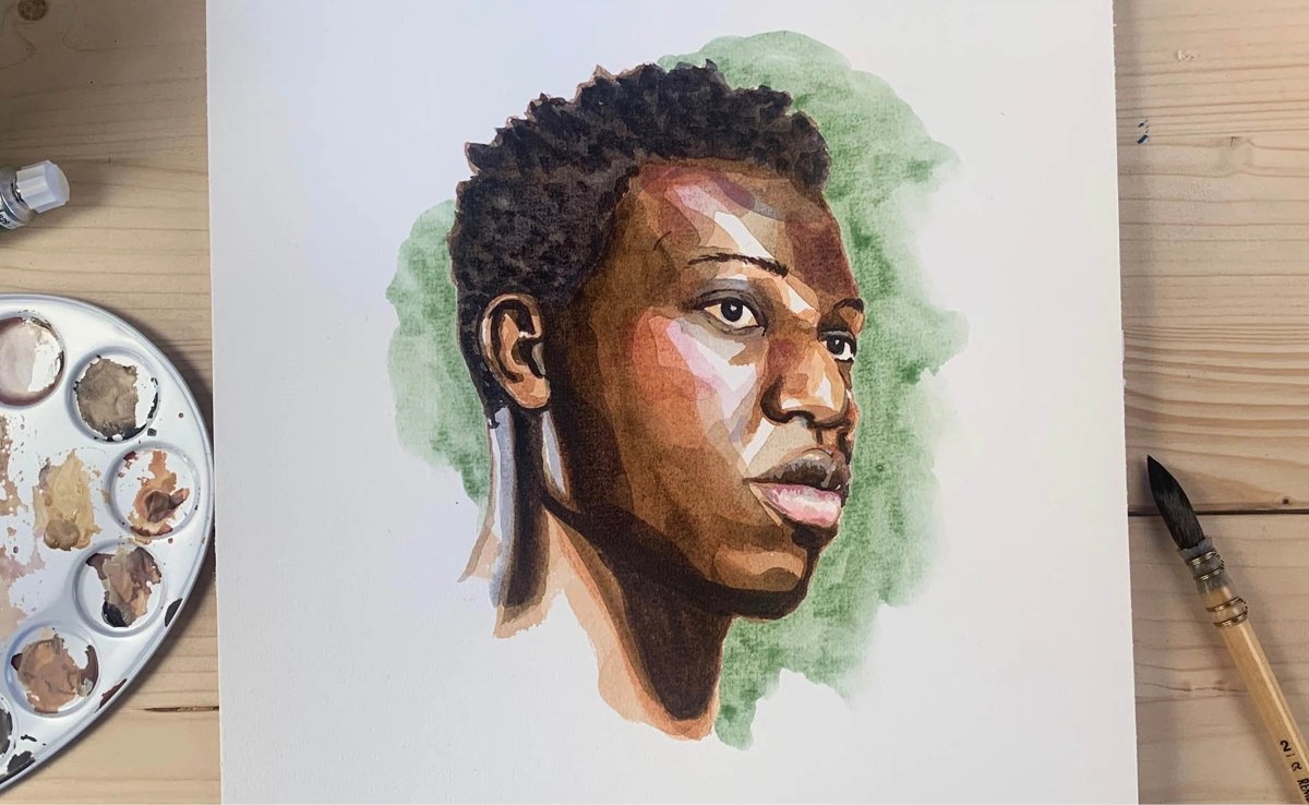 Painting a portrait with watercolour - Royal Talens