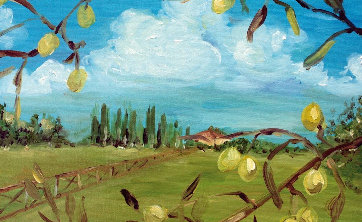 Italian landscape painting - Royal Talens