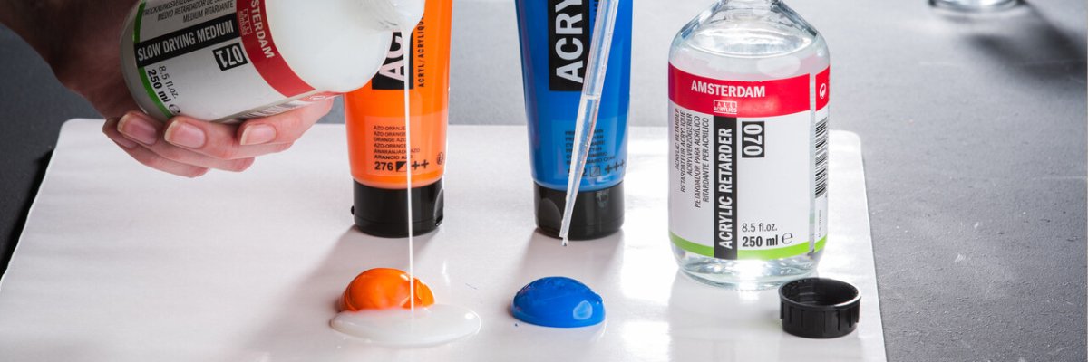 Acrylic paint mediums