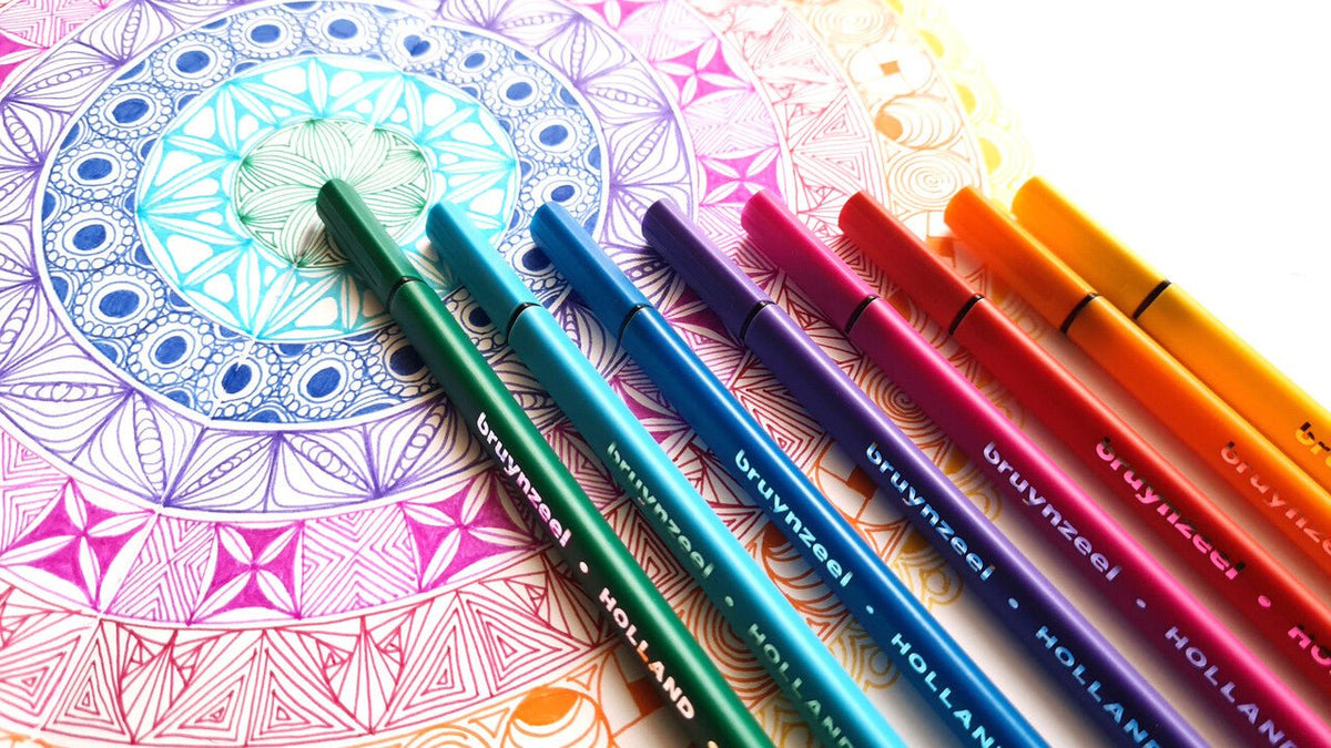 Bruynzeel fineliner/brush pens