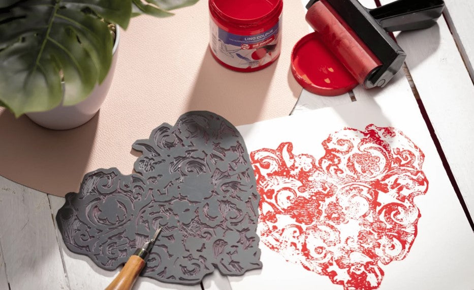 Making a Valentine's Day card