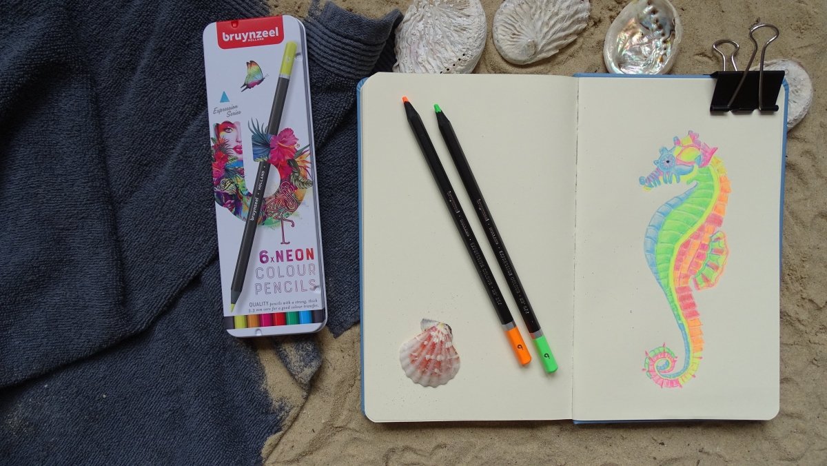 Bruynzeel neon pencil set: - Royal Talens