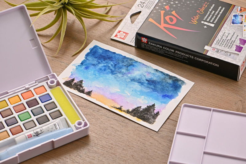 Sakura Koi watercolours
