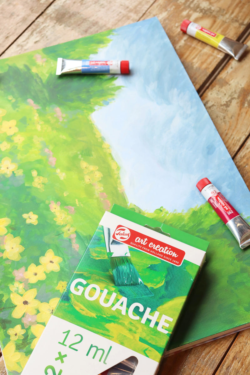 Gouache paint