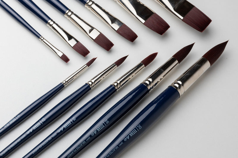 TITAN Arts Oil / Acrylic brushes