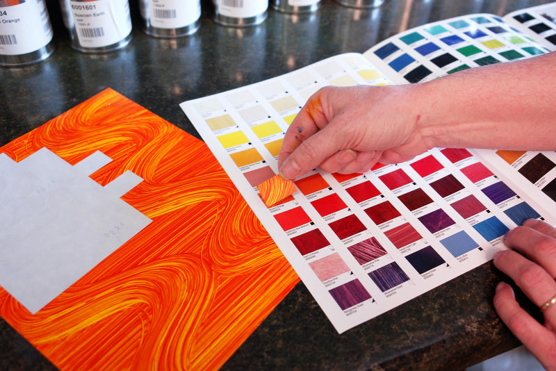 Williamsburg Artist Oil Colors color chart