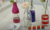 Painting on a glass bottle